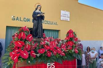  Santa Rita llena de fervor las calles del pueblo de Ojos de Garza/Francisco Javier Santana.